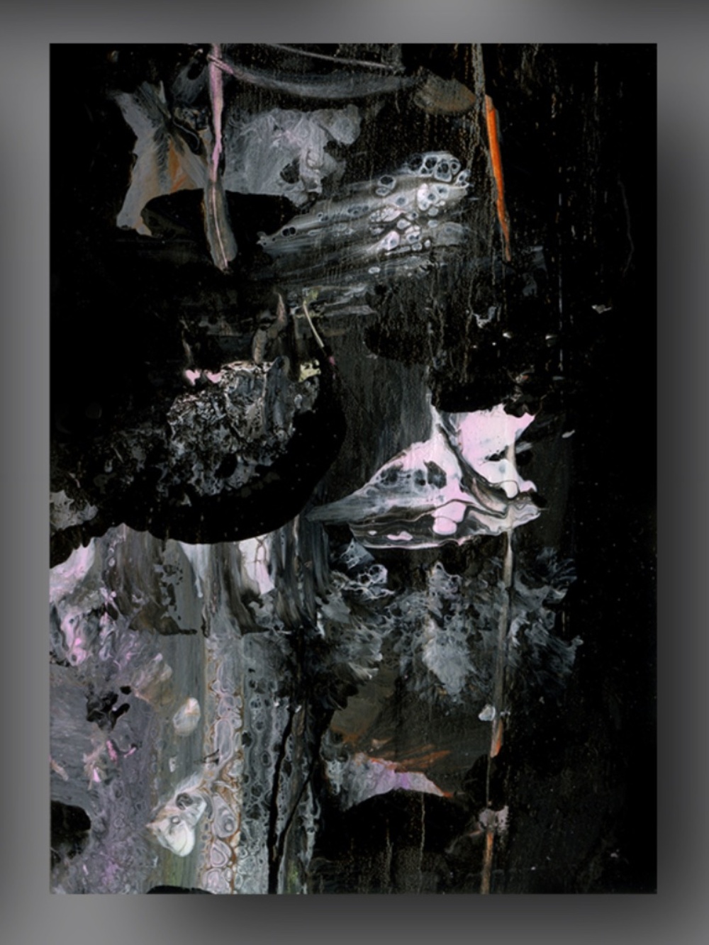 Original ACEO, Abstract art Painting - Organic Abstract 12